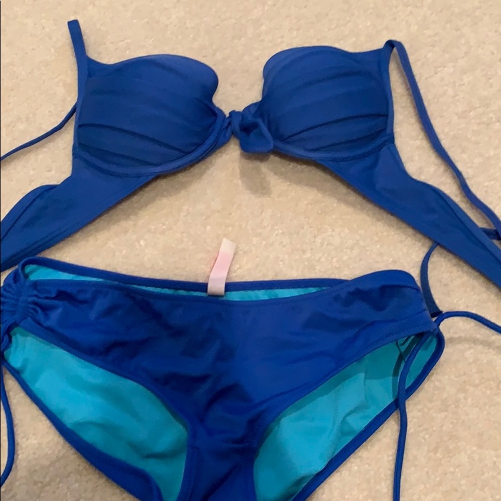 Blue Victoria’s Secret Bikini Set